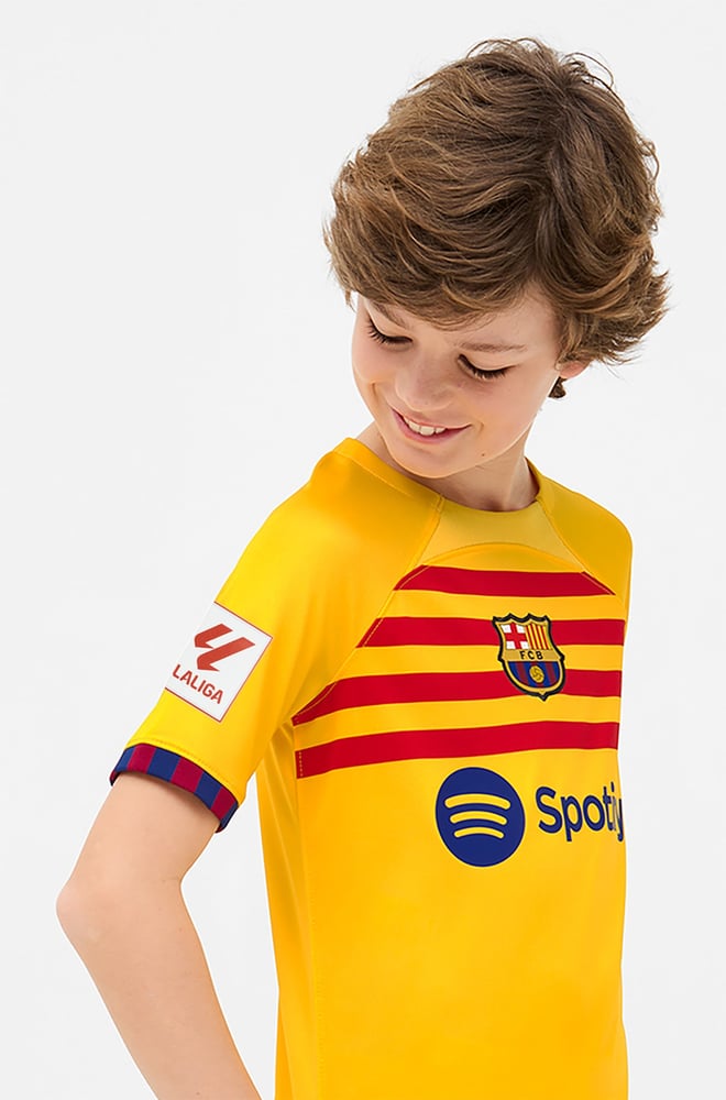 Kinder FC Barcelona 2023/24 Viertes LFP Trikot