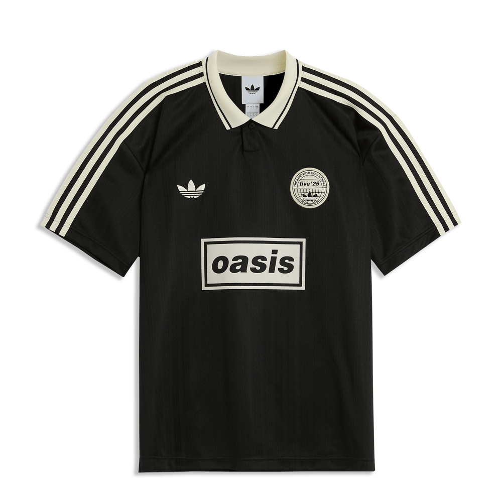 Herren Oasis Tour Jacquard Shirt – Schwarz