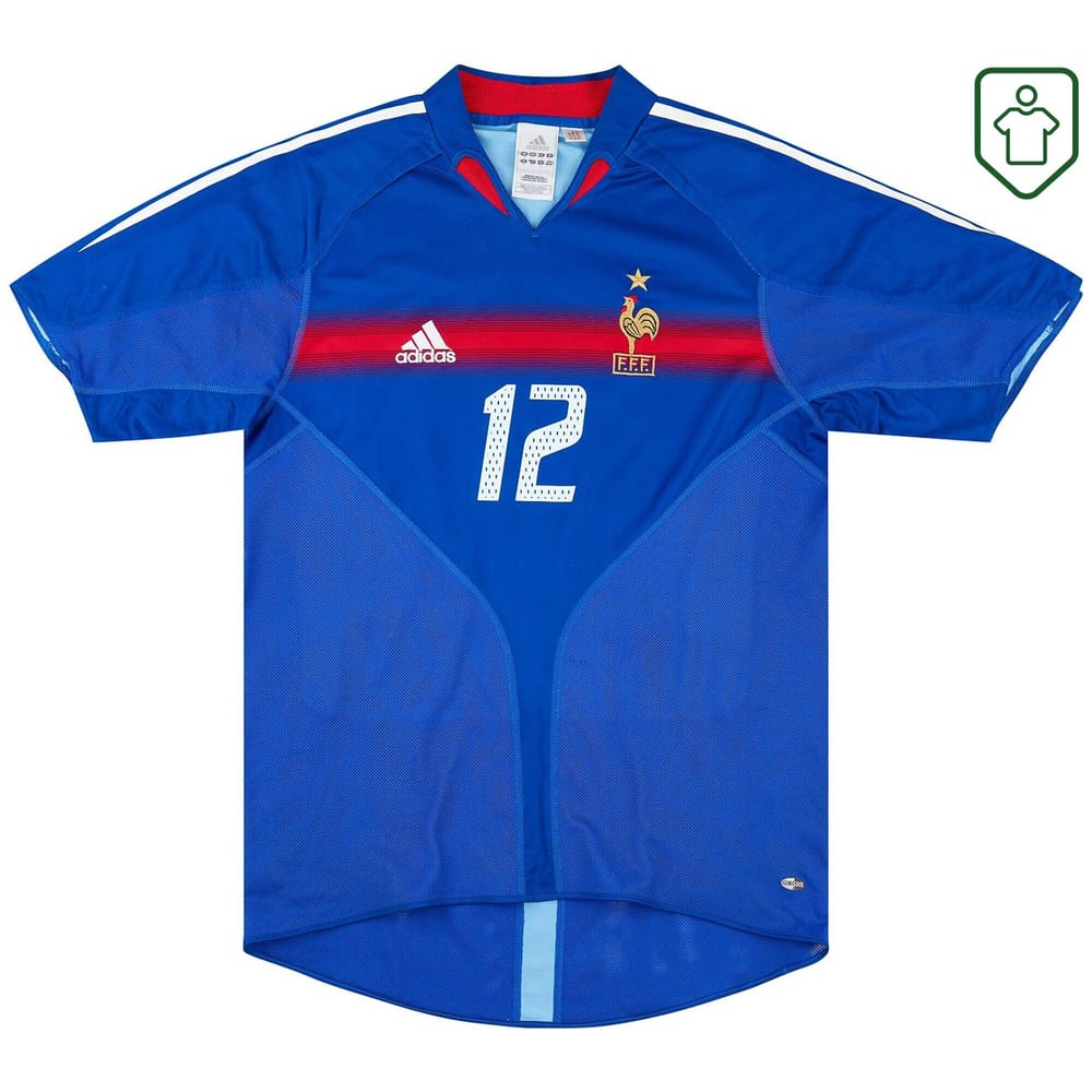 Männer Frankreich 2004/06 Heim Retro Shirt Henry #12