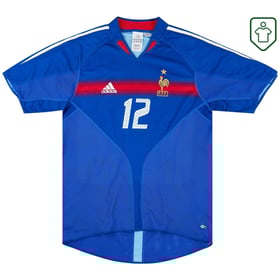 Männer Frankreich 2004/06 Heim Retro Shirt Henry #12