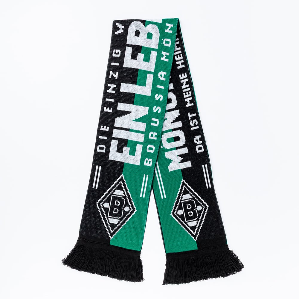 Borussia Mönchengladbach Fan Scarf - Green/Black