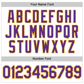 Purple-Gold Authentic Baseball Sleeveless Custom White Jersey