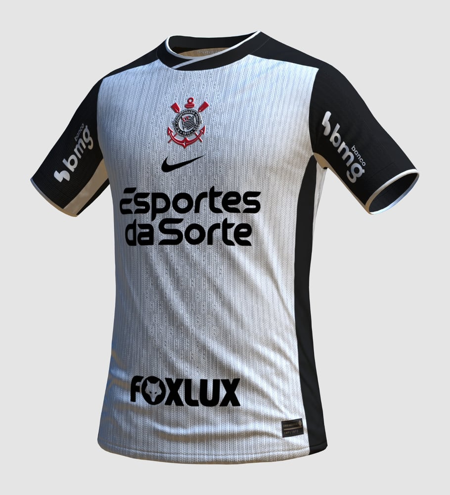 Herren Corinthians Paulista 2025 Auswärtstrikot