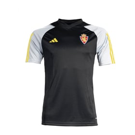Kinder Real Zaragoza 2023/24 Dritt Authentisches Trainingsshirt - Schwarz