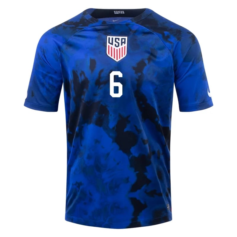 Yunus Musah #6 USMNT Auswärtstrikot Weltmeisterschaft 2022
