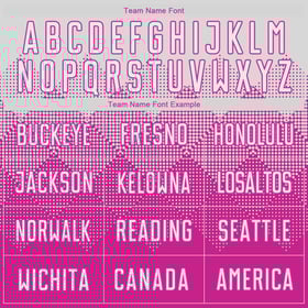 Soccer White Custom Deep Jersey Pink Sublimation Uniform