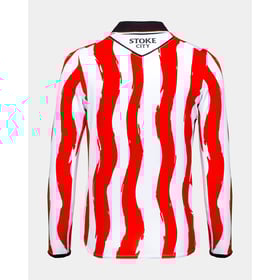 Kid's Stoke City 2024/25 Home Long Sleeve Shirt
