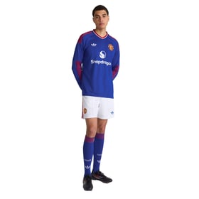 Short Extérieur Manchester United 2026/27 Blanc Enfant