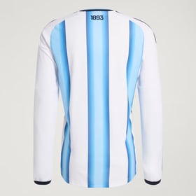 Kinder Argentinien 2026 Heim Authentisches WM-Langarmtrikot