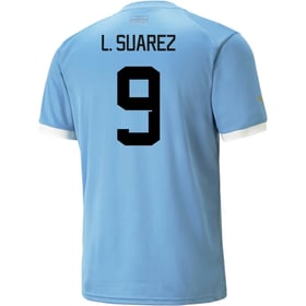Luis Suárez #9 Uruguay Heimtrikot Weltmeisterschaft 2022