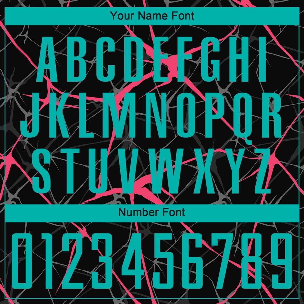 Soccer Jersey Custom Black Aqua-Neon Sublimation Pink Uniform