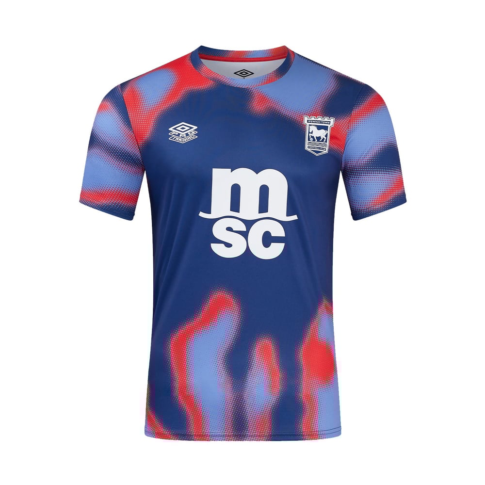 Herren Ipswich Town 2024/25 Heimtrikot Pre Match