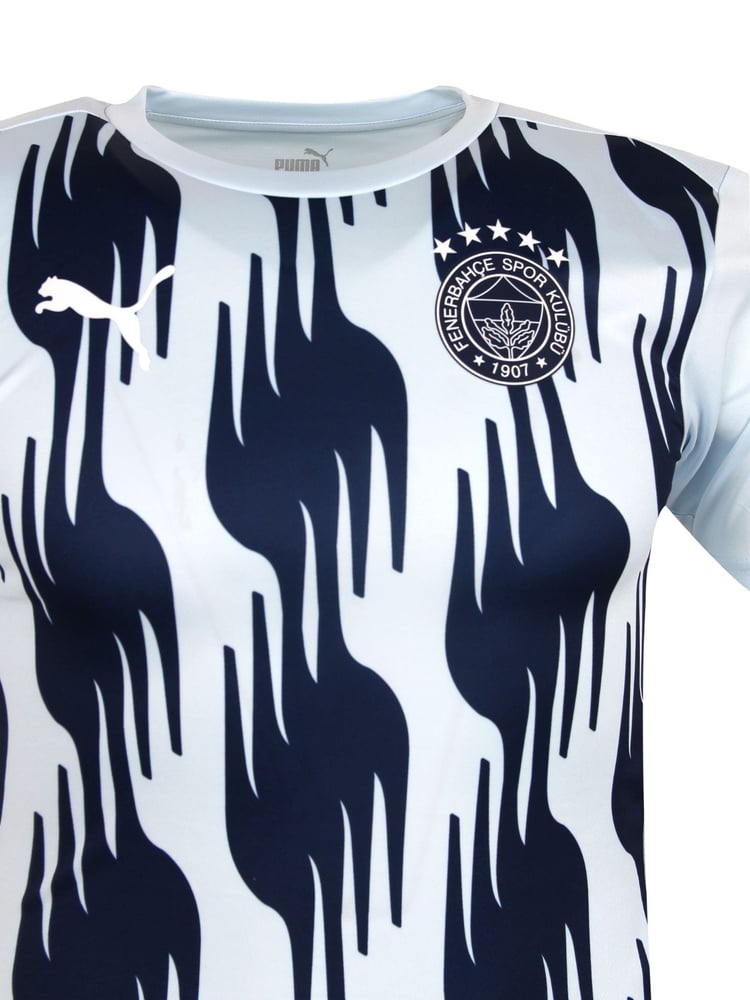 Damen Fenerbahce 2024/25 Dritt Prematch Trikot - Hellblau