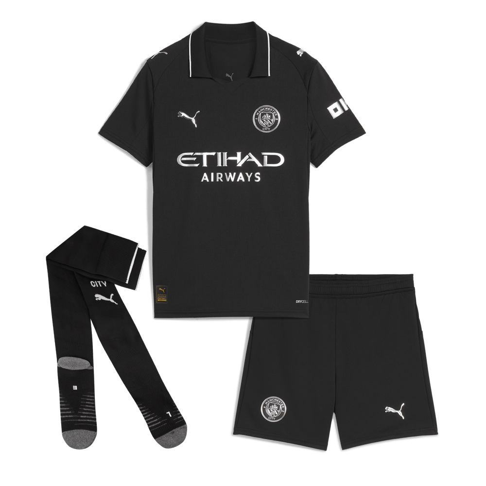 Kinder Manchester City 2025/26 Auswärtsset