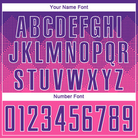 Sublimation Soccer Jersey Purple-White Custom Pink Uniform