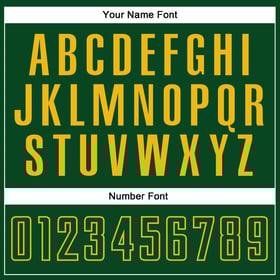 Green-Gold Split Soccer White Sublimation Uniform Fashion Jersey Custom