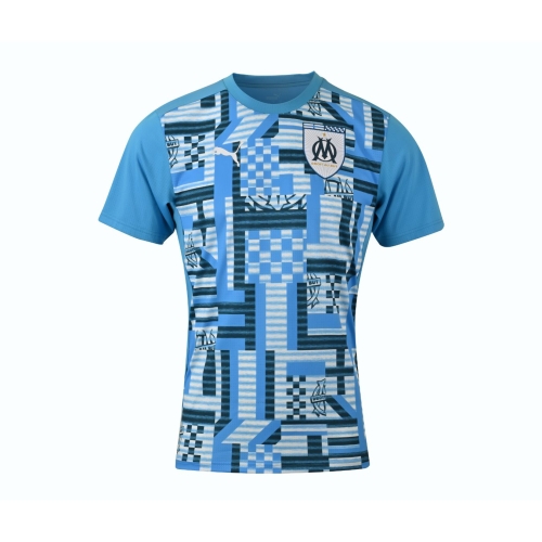 Herren OM 2024/25 Drittentrainingsshirt Vor Match - Ozeanblau