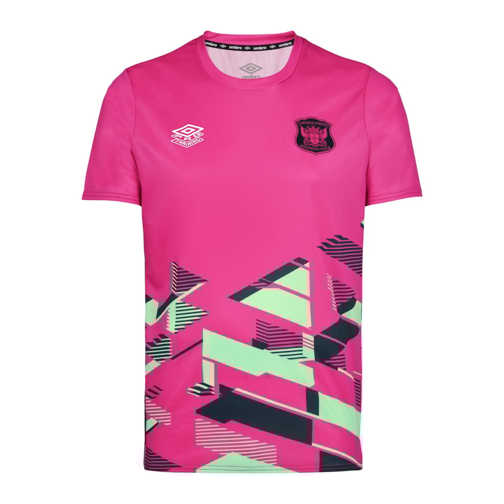 Camisola échauffement troisième Homme Carlisle United 2024/25 - Rose