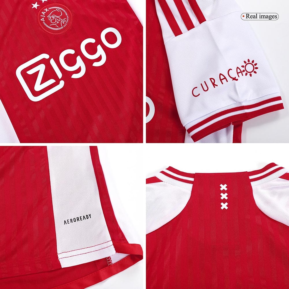 Kinder AJAX Heimtrikot+Kurze Hosen 23/24