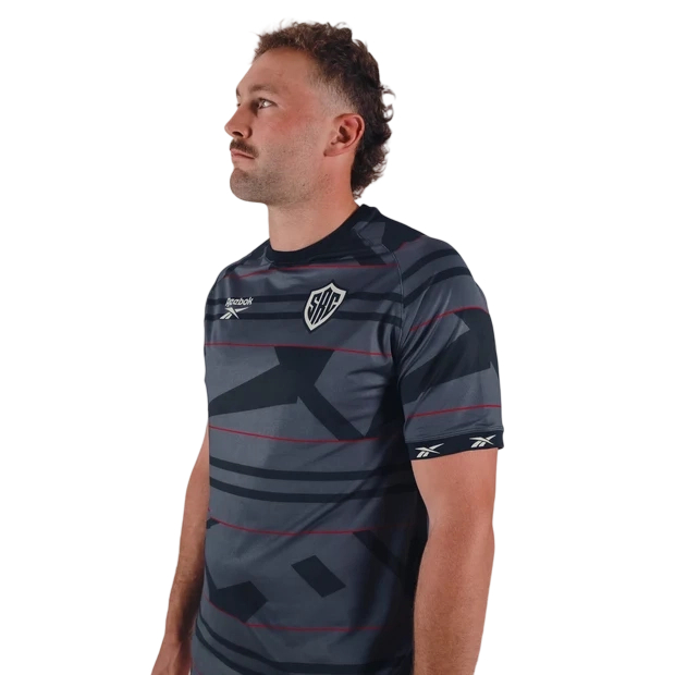 Men's Sharks 2026/27 Third Pre Match Shirt - Black