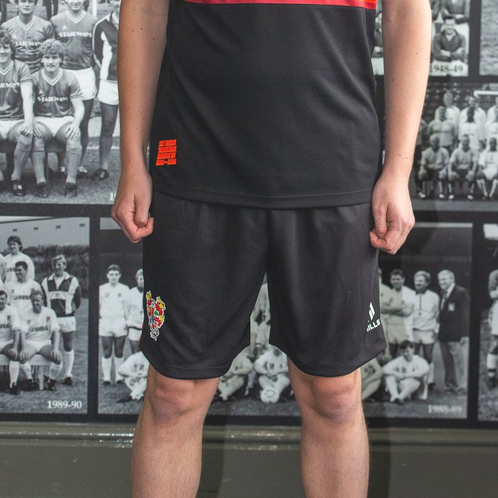 Herren Tranmere Rovers 2024/25 Drittes Authentisches Training Shorts - Schwarz