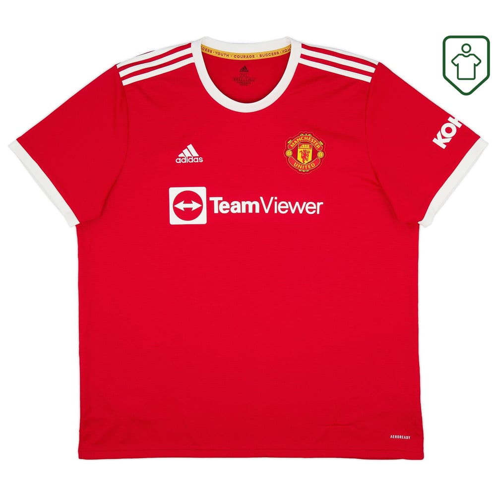 Herren Manchester United 2021/22 Heim Retro Shirt B. Fernandes #18