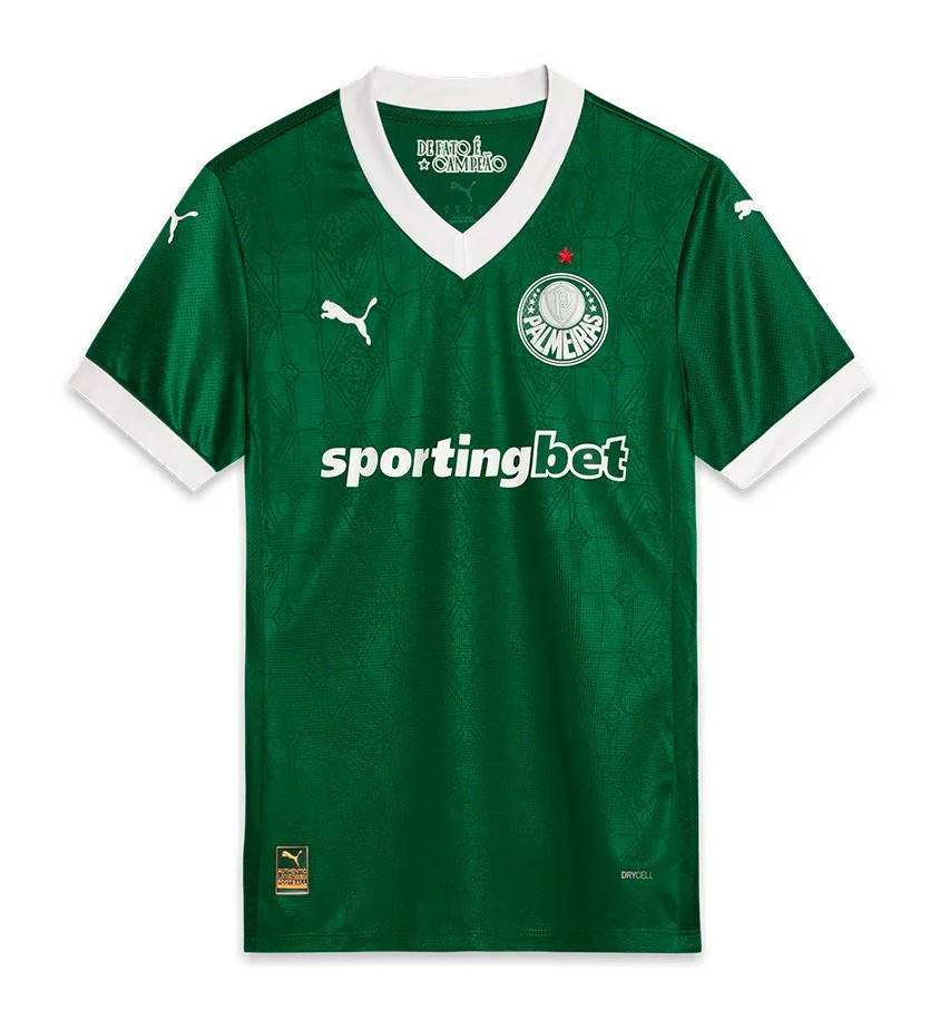 Kinder Palmeiras 2025 Heim Authentisches Trikot