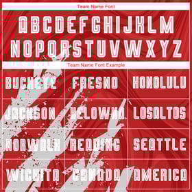 Sublimation Custom Jersey Soccer Red Uniform White