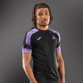 Kid's Swansea City 2024/25 Third Authentic Training Shirt - Black