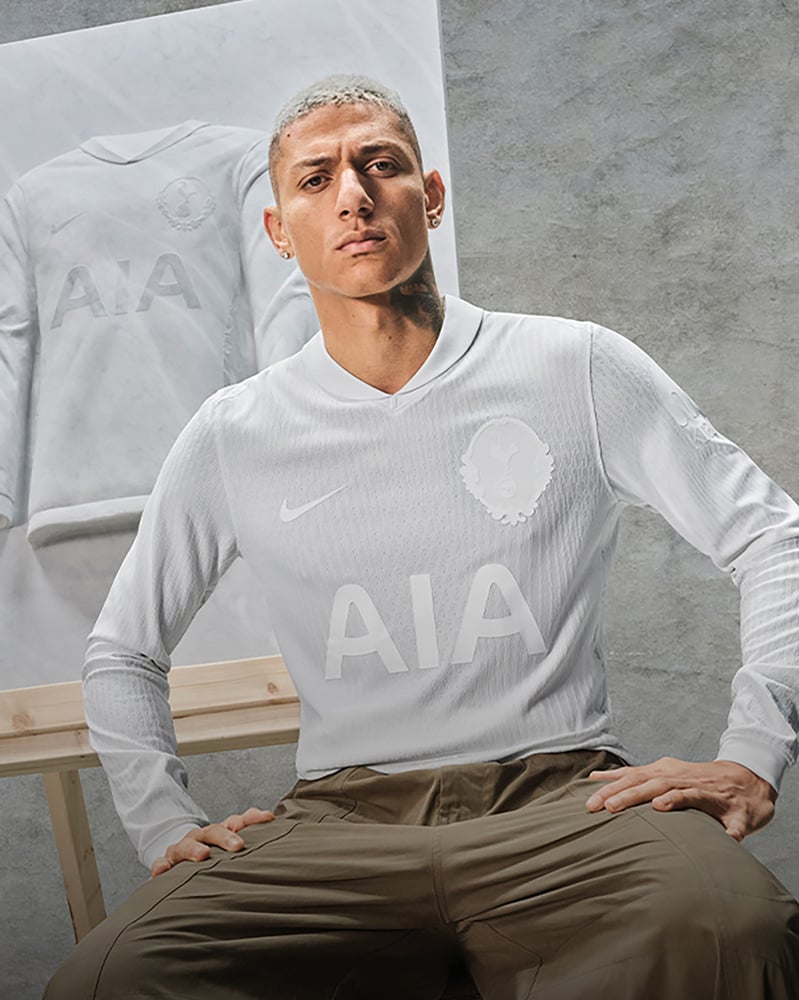 Kid's Tottenham Hotspur 2025/26 1901 FA Cup 125th Anniversary Long Sleeve Shirt