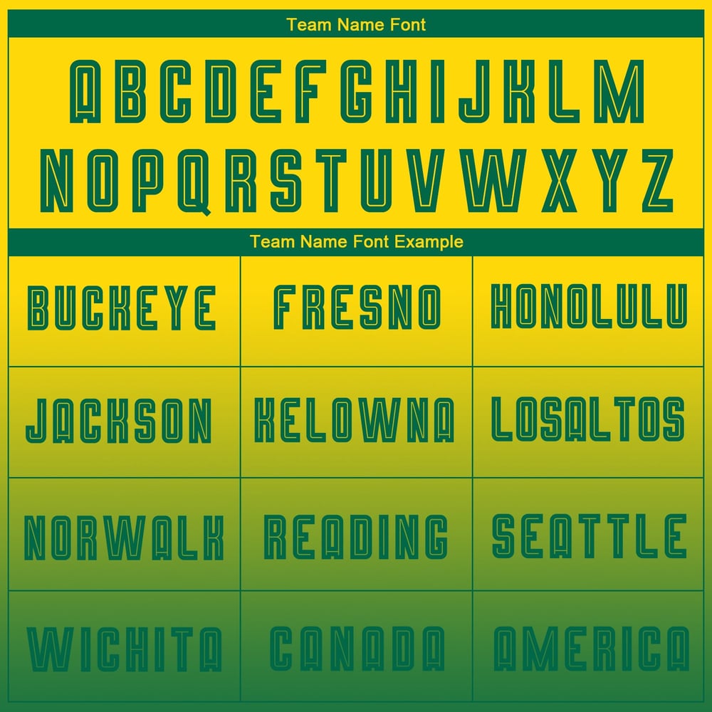 Custom Jersey Kelly Uniform Sublimation Gold Soccer Fade Sleeve Green Long Fashion