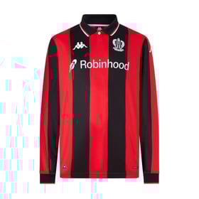 Kid's OGC Nice 2025/26 Home Long Sleeve Shirt