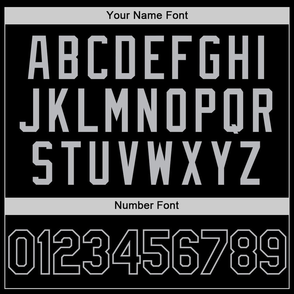 Custom Jersey Authentic Baseball Gray Sleeveless Black