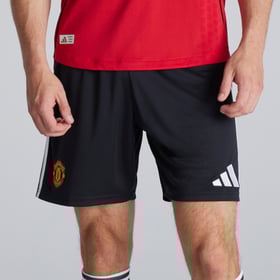 Kinder Manchester United 2025/26 Heimshorts - Schwarz