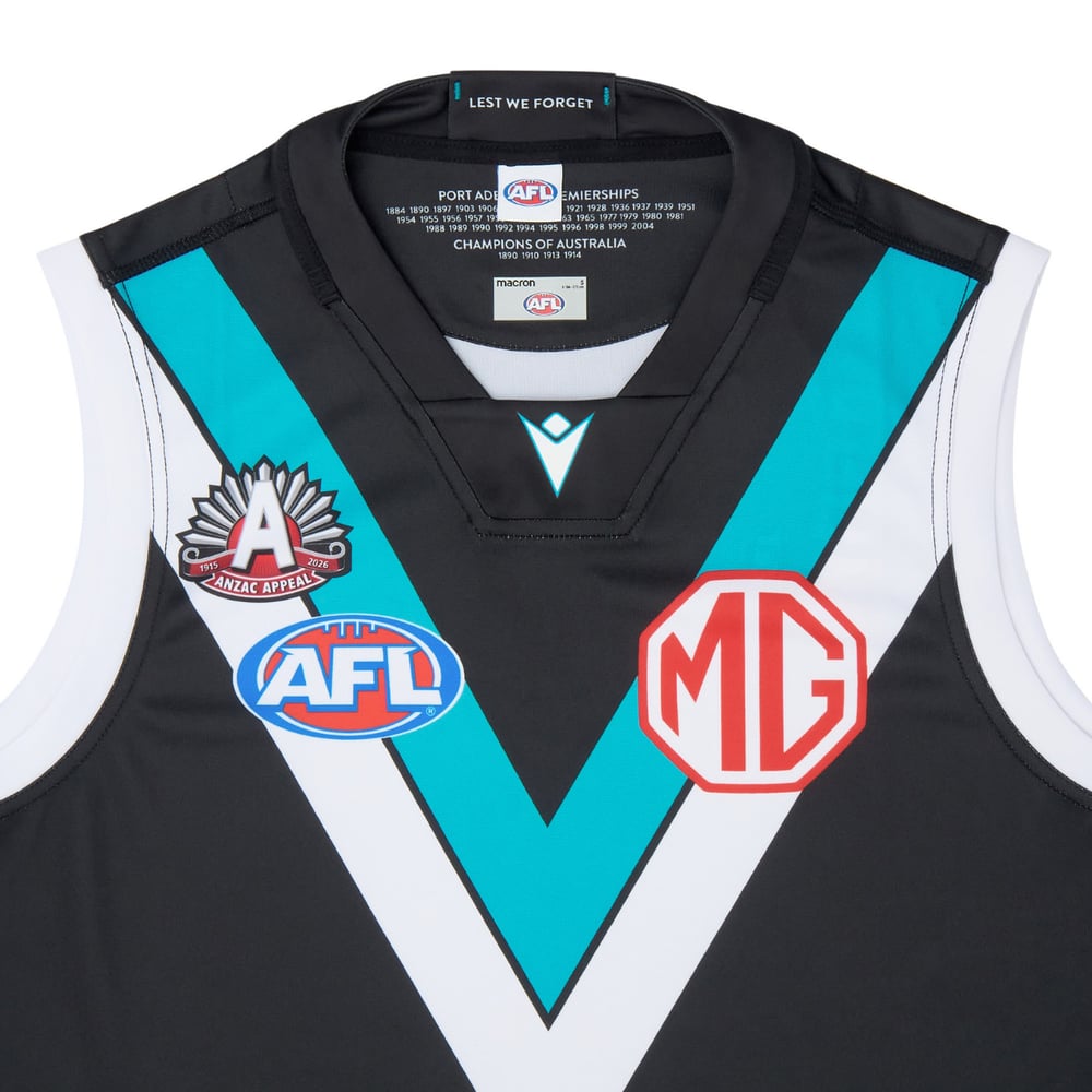 Men's Port Adelaide Power 2026 ANZAC Appeal Round Guernsey