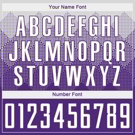 Uniform Sublimation Jersey Purple White Soccer Custom