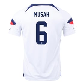Yunus Musah #6 USMNT Heimtrikot Weltmeisterschaft 2022