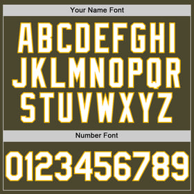 Custom Baseball Salute Jersey Service Sleeveless Olive Authentic White-Gold To