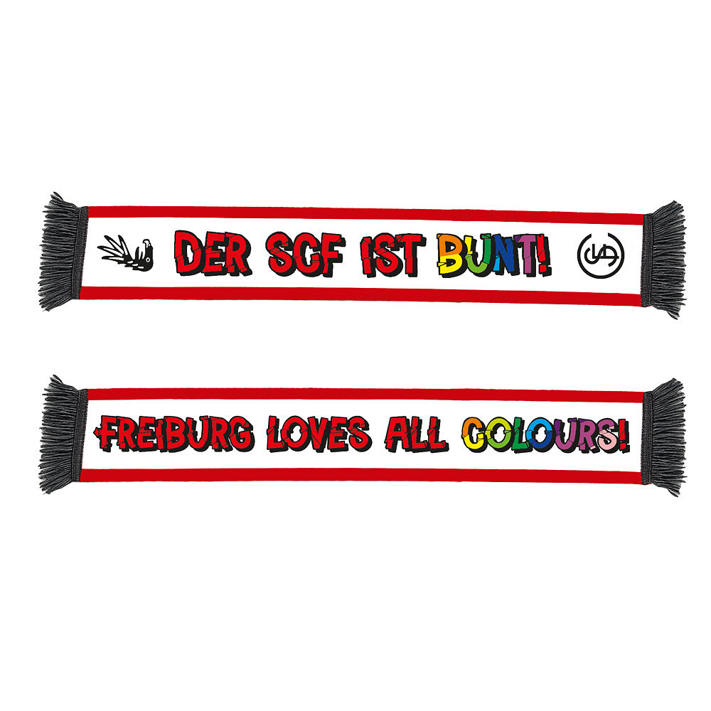 SC Freiburg The SCF Is Colorful Schal