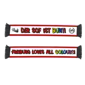 SC Freiburg The SCF Is Colorful Schal