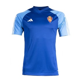 Kinder Real Zaragoza 2023/24 Dritt Authentisches Trainingsshirt - Blau