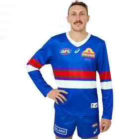Men's Western Bulldogs 2024 Home Long Sleeve Guernsey