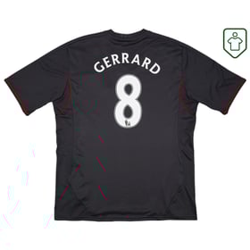 Men's Liverpool 2011/12 Away Retro Shirt Gerrard #8