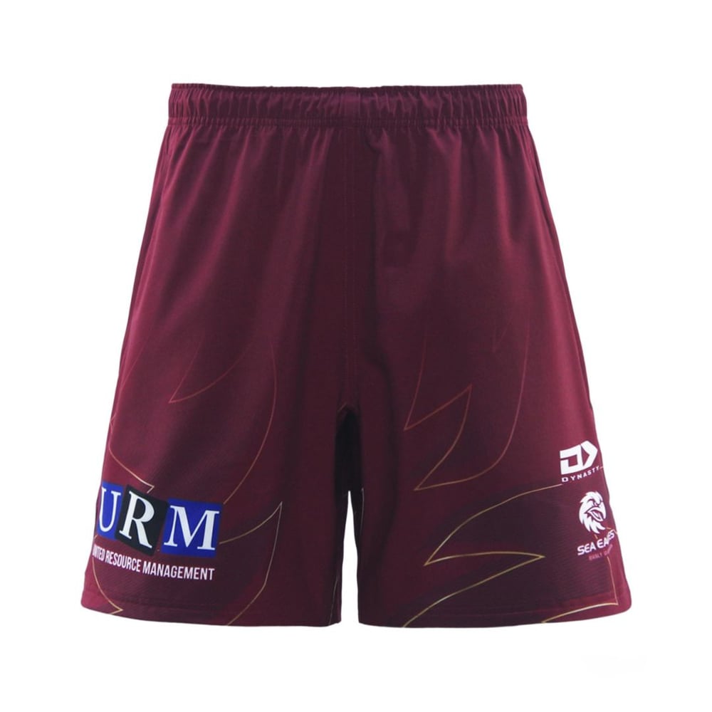 Men's Manly-Warringah Sea Eagles 2025 Third Gym Shorts - Maroon