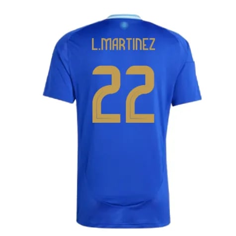 Herren L.MARTINEZ Argentinien 2024 Auswärtstrikot