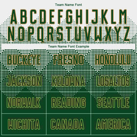 White Gold Custom Uniform Soccer Jersey Sublimation Green-Old