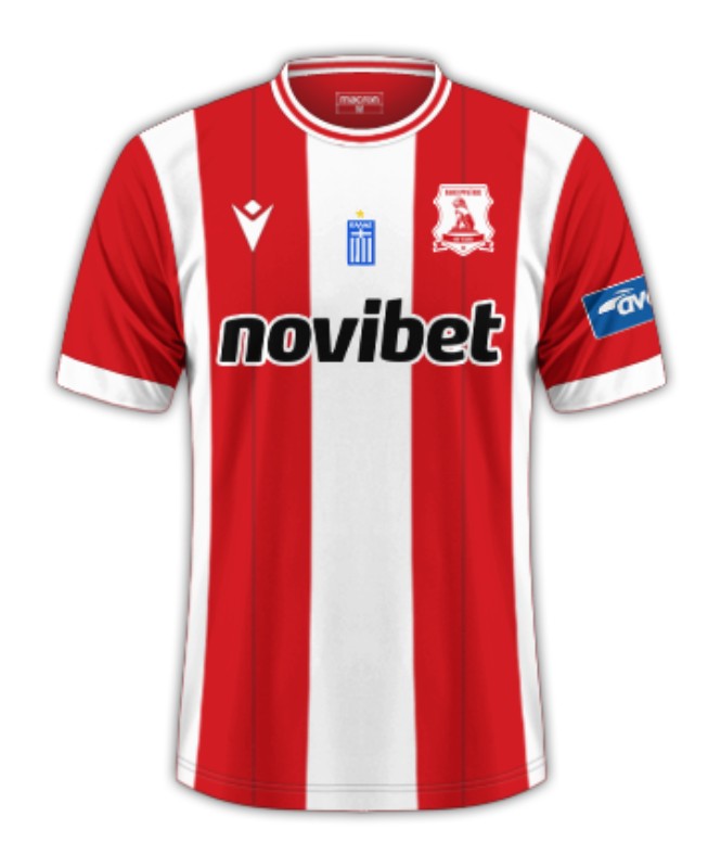 Herren Panserraikos FC 2024/25 Heimtrikot