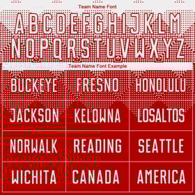 White Red Jersey Uniform Custom Soccer Sublimation