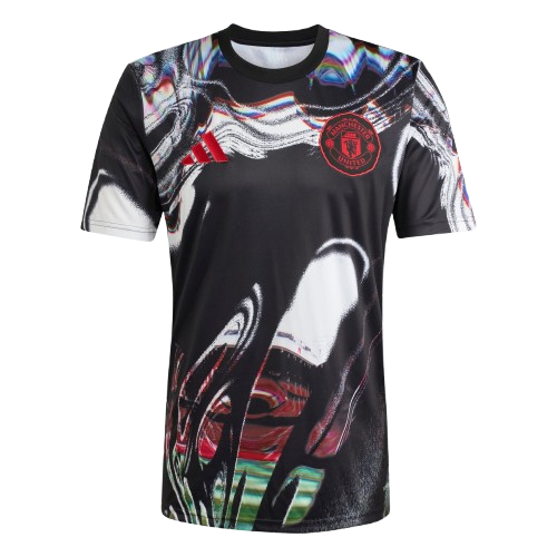 Damen Manchester United 2025/26 Drittes Pre-Match Trikot – Schwarz