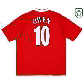 Men's Liverpool 2002/04 Home Retro Shirt Owen #10